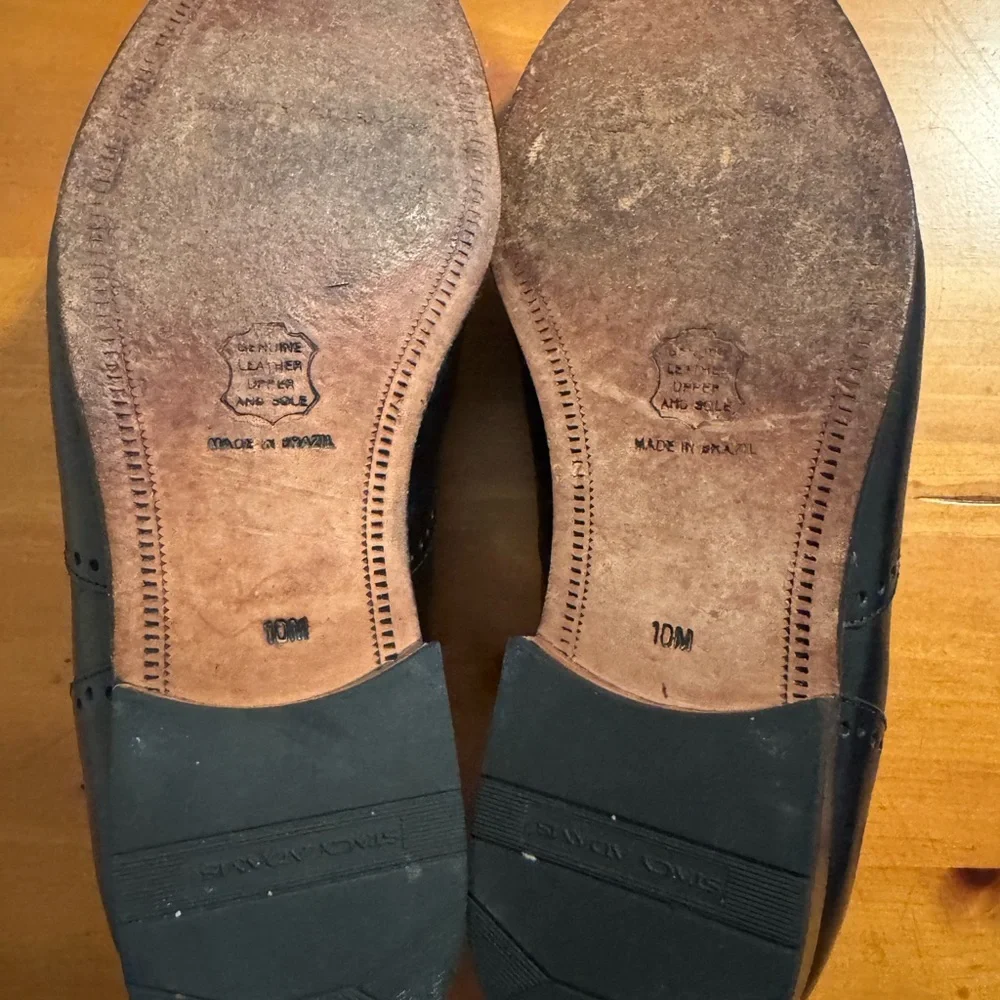Stacy Adams Black Leather Men's Dress Shoes